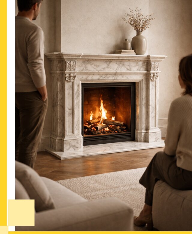 Мраморные камины под ключ в Протвине от 254375 р. | ЭриданПрн