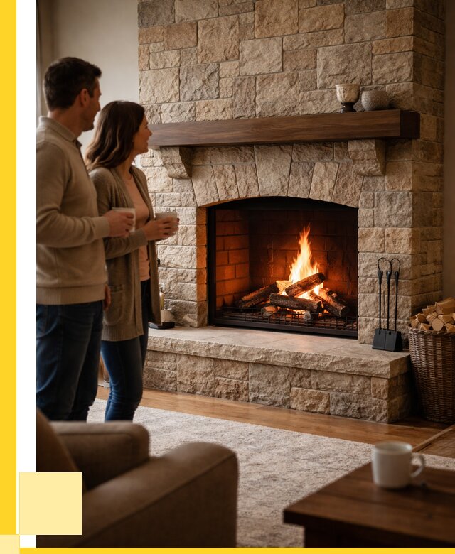 Каменные камины на заказ в Протвине от 183150 р. | ЭриданПрн