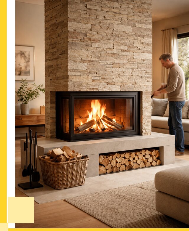 Дровяной камин под ключ в Протвине от 203500 р. | ЭриданПрн