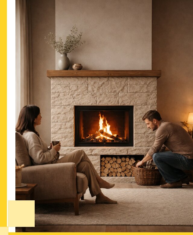 Камины для дома в Протвине под ключ от 152625 р. | ЭриданПрн