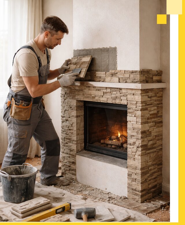 Изготовление и монтаж каминов для дома под ключ в Протвине