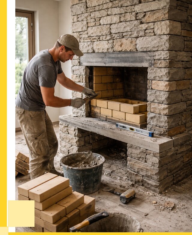 Кладка каминов и камина в Протвине от 25438 р. ЭриданПрн