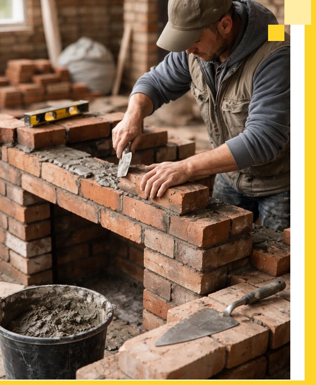 Кладка каминов под ключ в Протвине профессиональная отделка и монтаж