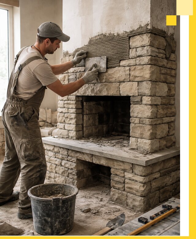 Строительство каминов под ключ в Протвине от проектирования до монтажа