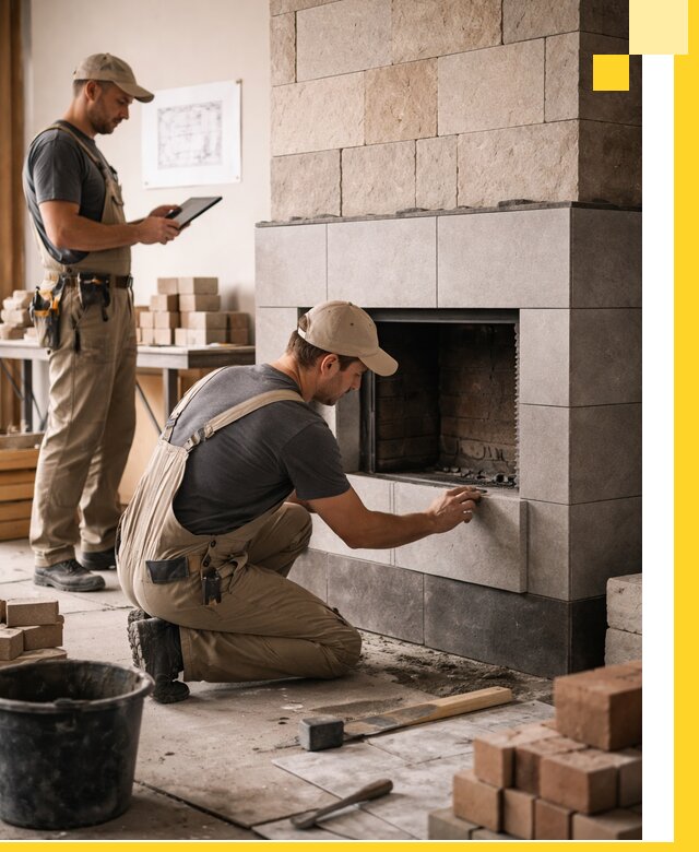 Индивидуальные проекты каминов и каминных систем в Протвине