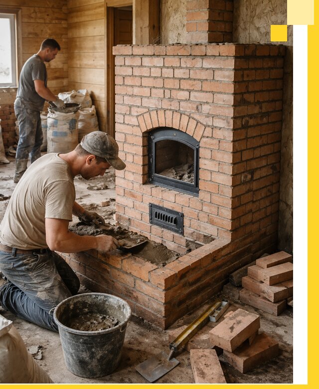 Профессиональное строительство печей в Протвине под ключ