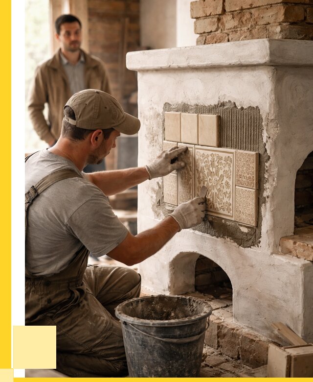 Отделка печей и банных печей в Протвине от 35613 р. | ЭриданПрн