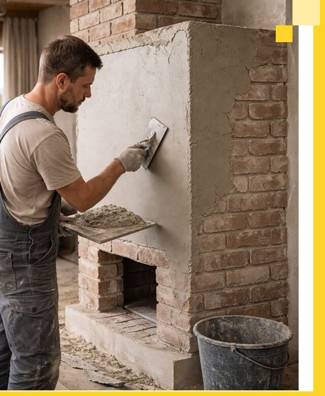 Отделка печей и облицовка каминов в Протвине под ключ