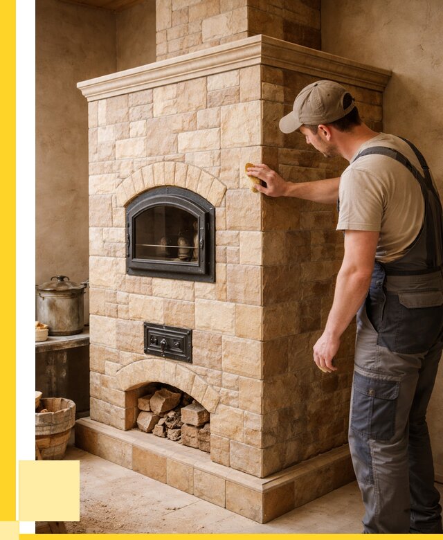 Облицовка печей в Протвине от 4579 р. под ключ | ЭриданПрн