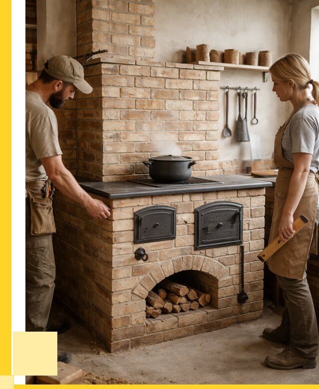 Варочно отопительные печи в Протвине от 91575 р. | ЭриданПрн