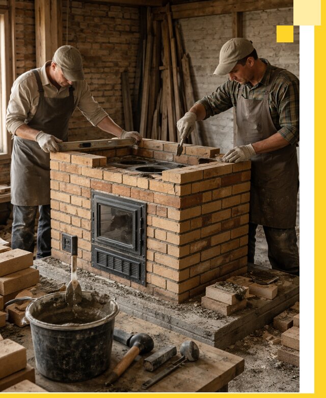 Изготовление и установка варочных печей под ключ в Протвине