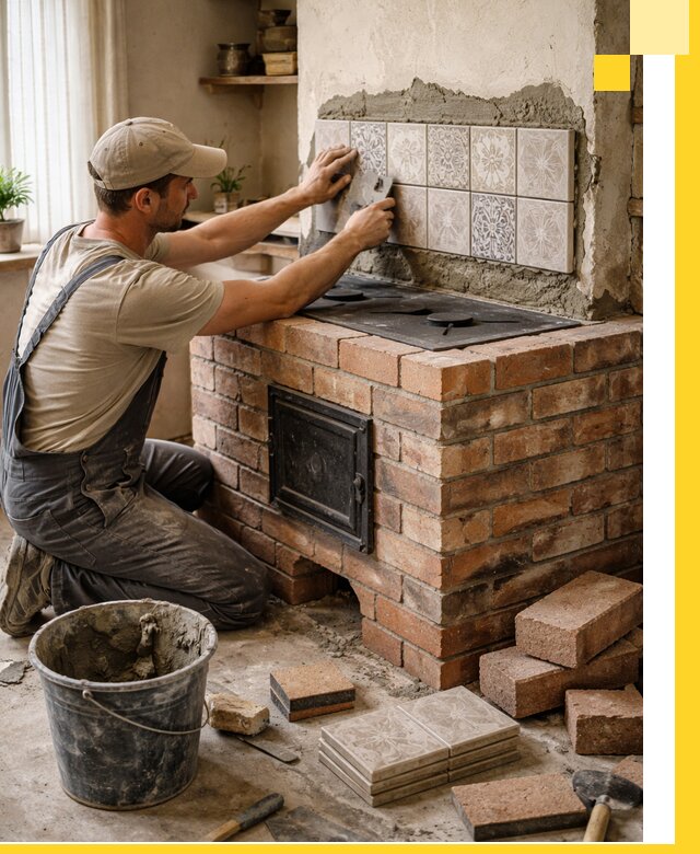 Печи с плитой на заказ монтаж гарантия и сервис в Протвине