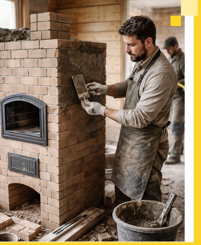 Изготовление и установка печей-шведок под ключ в Протвине