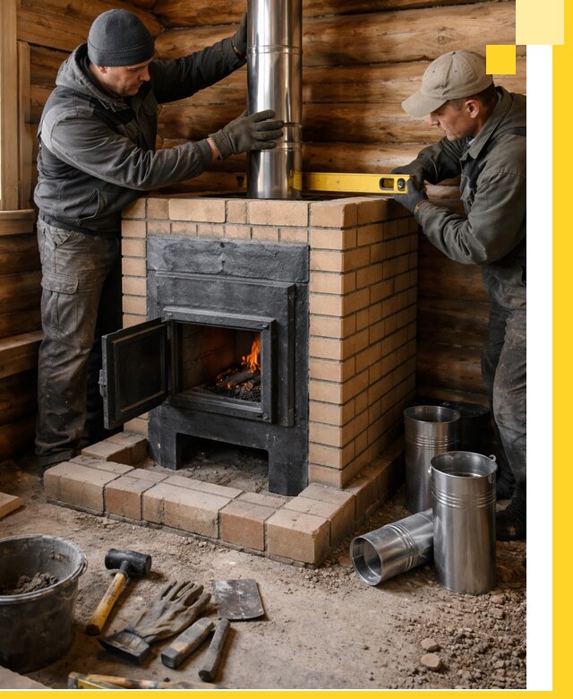 Проектирование, изготовление и установка банных печей в Протвине