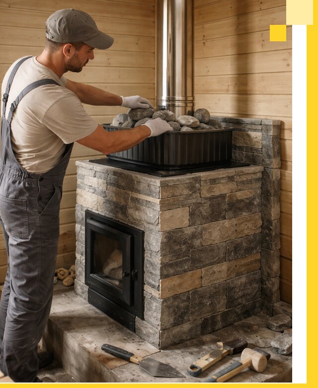 Печи для парной в Протвине, производство, монтаж и обслуживание