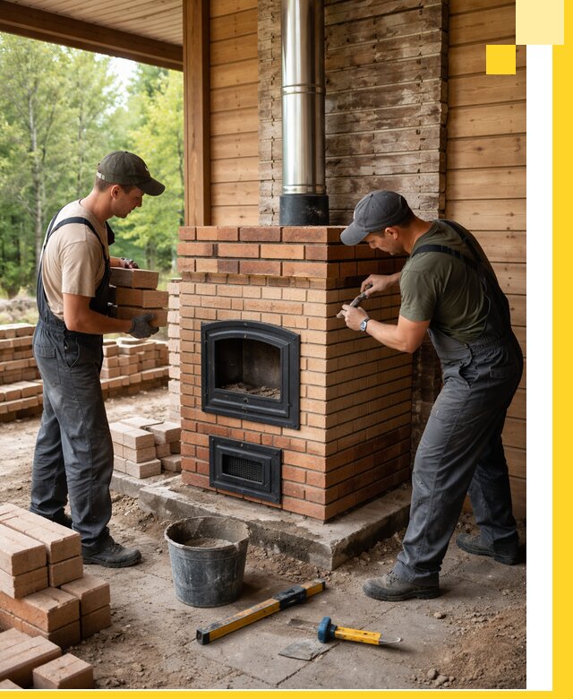 Производство и установка дачных печей под ключ в Протвине
