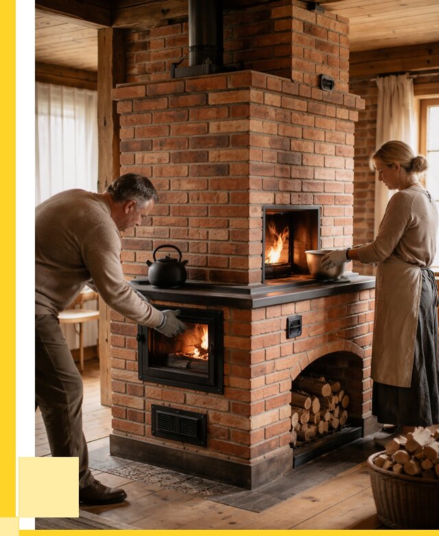 Печи для загородного дома под ключ в Протвине от 81400 р. | ЭриданПрн