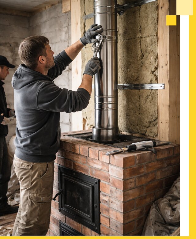 Изготовление и монтаж печей и дымоходов под ключ в Протвине