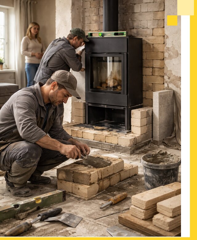 Печи и камины под ключ: проект, установка в Протвине