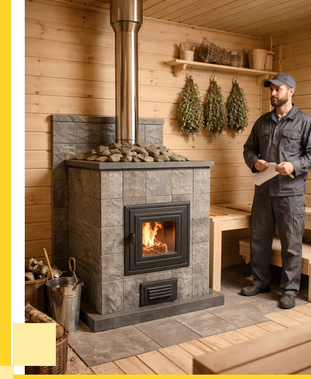 Печи для бани под ключ в Протвине от 122100 р. | ЭриданПрн