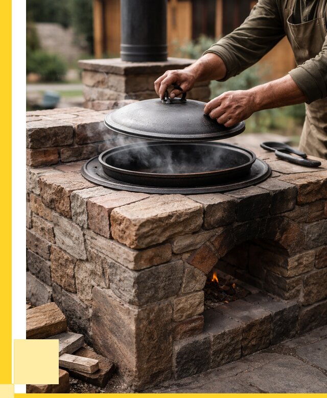 Печи для казана в Протвине по цене от 18315 р. | ЭриданПрн