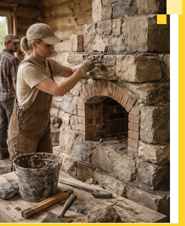 Каменные печи на заказ и монтаж в Протвине, долговечные решения