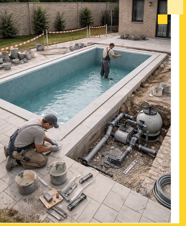 Строительство бассейнов под ключ в Протвине: проекты и монтаж