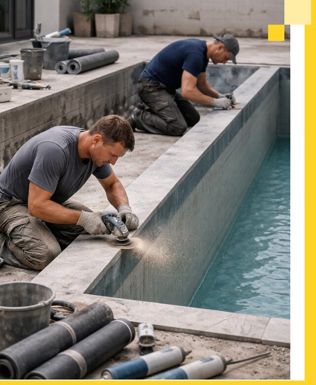 Профессиональный ремонт бассейнов под ключ в Протвине