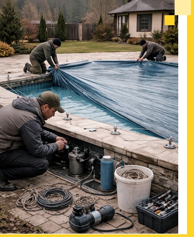 Консервация бассейнов в Протвине: подготовка к длительному хранению