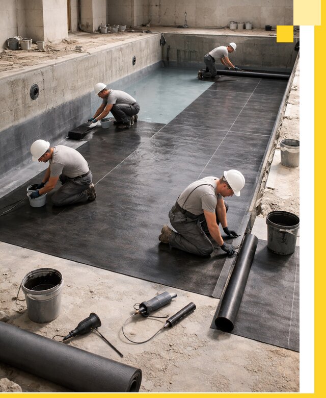 Профессиональная гидроизоляция бассейнов и чаш в Протвине под ключ