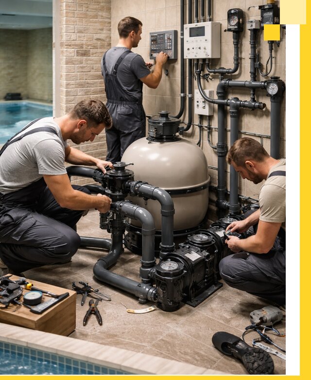 Комплексное оборудование для бассейнов под ключ в Протвине