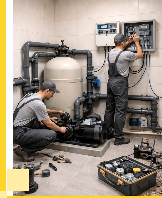 Монтаж оборудования для бассейнов в Протвине от 40700 р. | ЭриданПрн