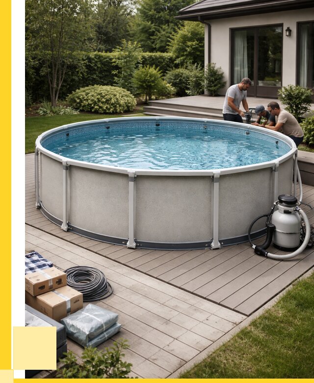 Купить каркасные бассейны в Протвине от 45788 р. | ЭриданПрн