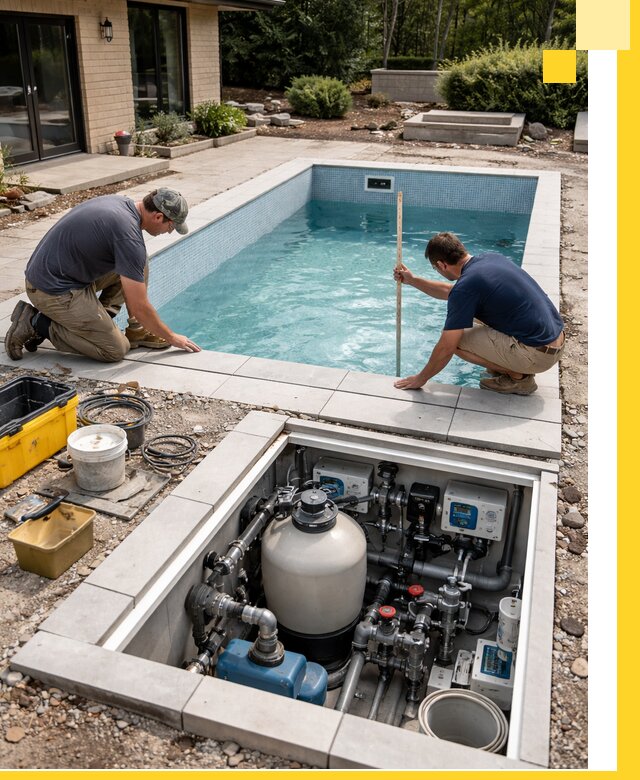 Строительство качественных домашних бассейнов под ключ в Протвине