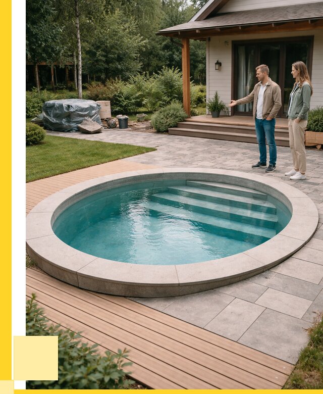 Бассейн на даче под ключ в Протвине от 203500 р., ЭриданПрн