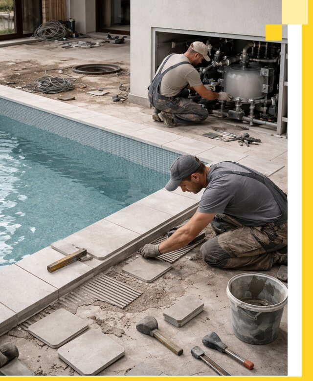 Строительство и монтаж бассейнов в коттедже в Протвине