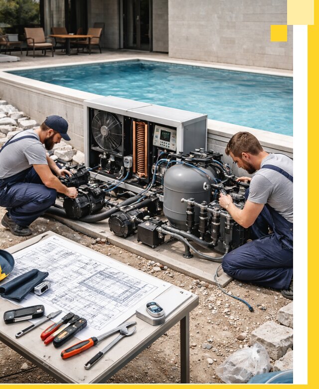 Проектирование и монтаж бассейнов с подогревом в Протвине