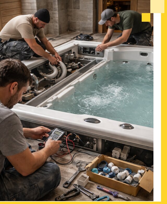 Гидромассажные бассейны под ключ в Протвине, дизайн и монтаж