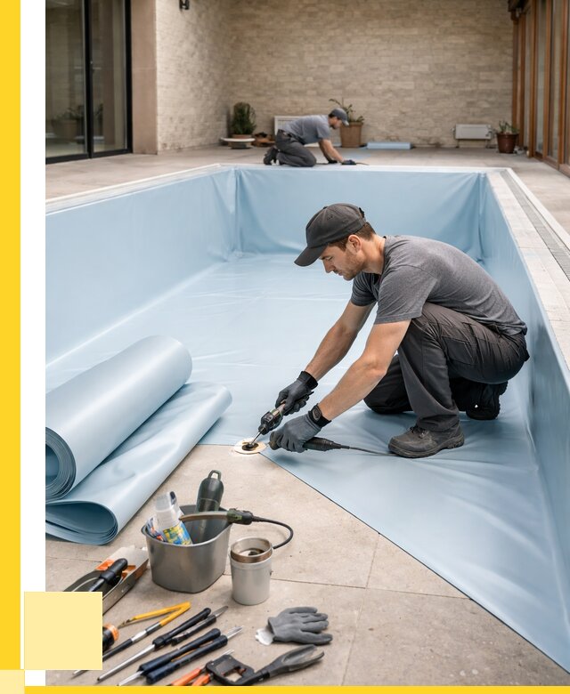 Пленка ПВХ для бассейнов в Протвине от 2544 р. | ЭриданПрн