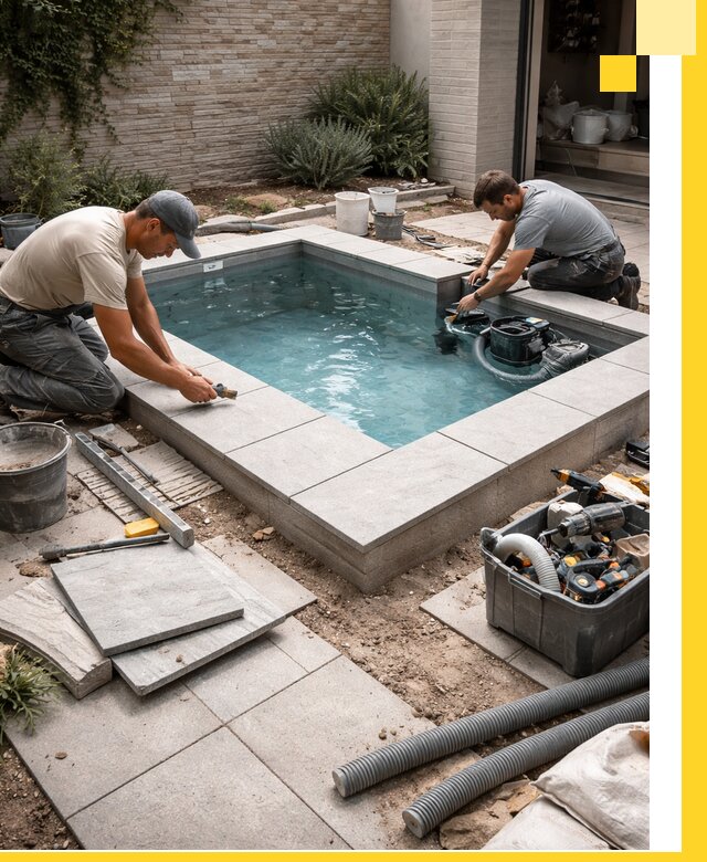 Мини бассейны под ключ в Протвине, дизайн и установка