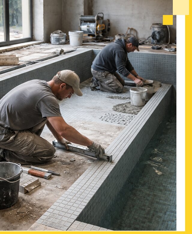 Строительство бассейна в частном доме в Протвине под ключ