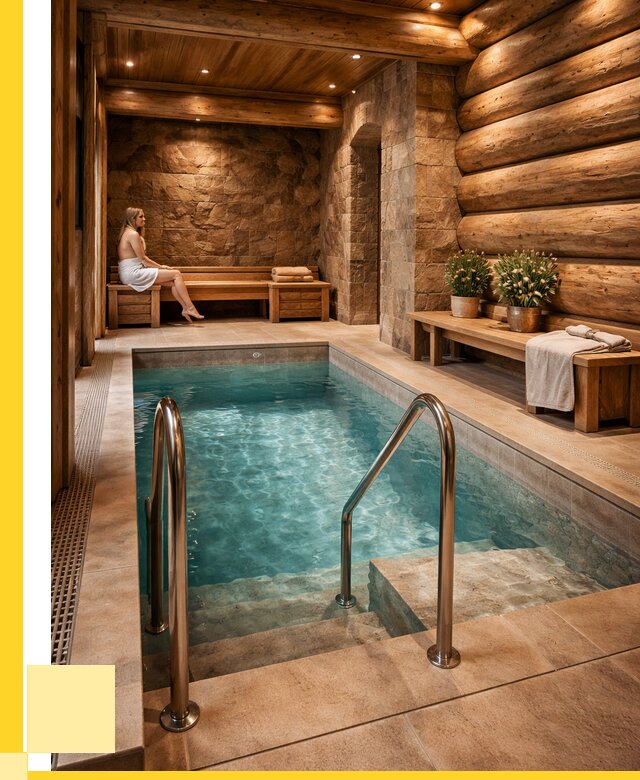 Аренда бани с бассейном в Протвине от 1526250 р. | ЭриданПрн