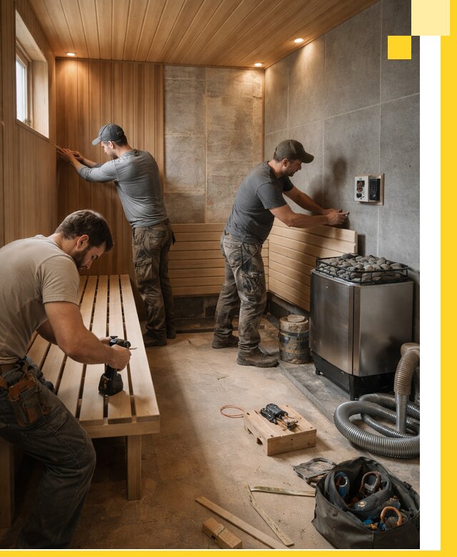 Сауны под ключ в Протвине, проектирование, строительство, отделка