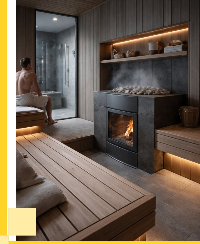 Проект сауны в частном доме в Протвине от 35613 р. | ЭриданПрн