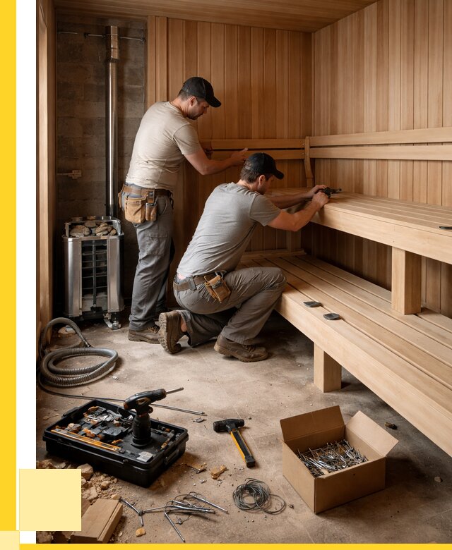 Монтаж саун под ключ в Протвине от 122100 р. | ЭриданПрн