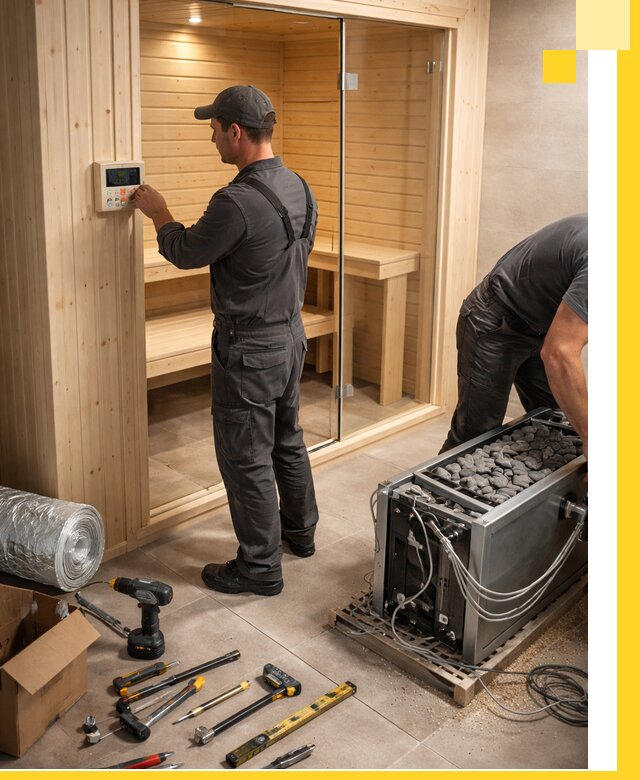 Поставка, установка и монтаж электрических саун в Протвине