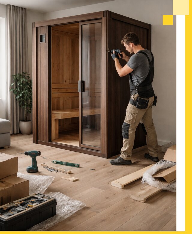 Установка и производство мини саун под ключ в Протвине