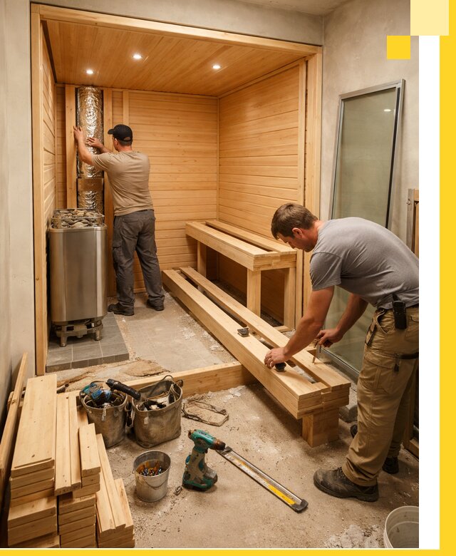 Проектирование и установка домашних саун под ключ в Протвине