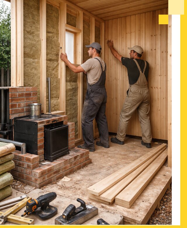 Строительство и установка дачных саун под ключ в Протвине