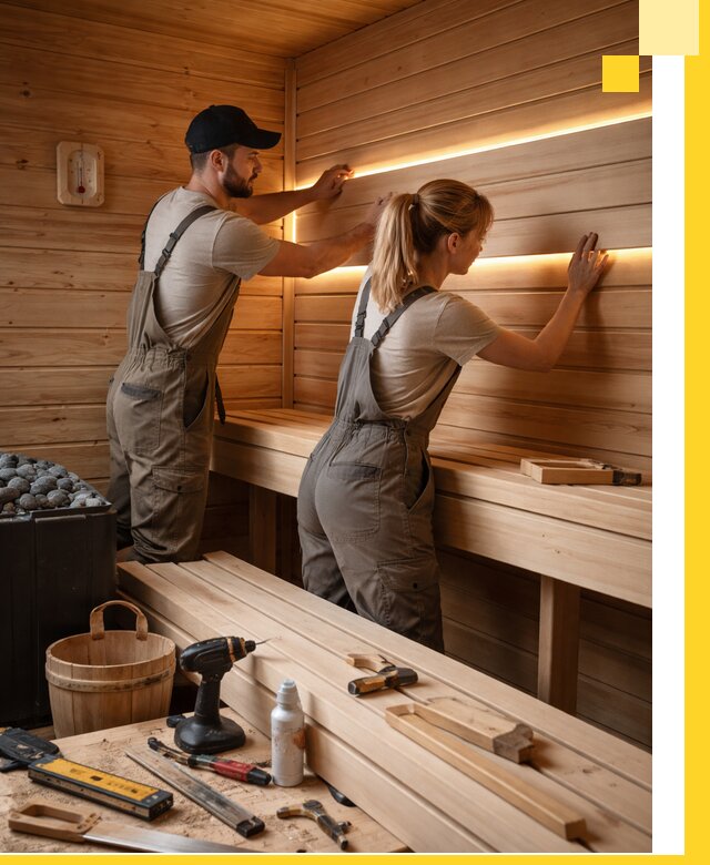 Дизайн саун и бань под ключ с индивидуальным проектом в Протвине